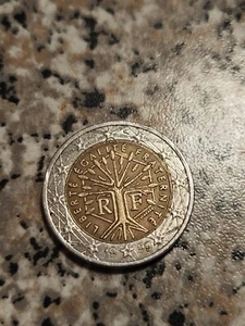 2 Euro Coin France 1999 Liberte Egalite Fraternite -- RARE - Picture 1 of 3
