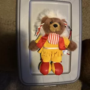 Plush Bear Indian With Headdress Toy Network Vintage - Picture 1 of 10
