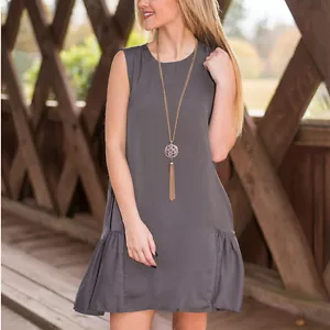 Fashion Women Sleeveless Dress A-line Loose Mini Dress Evening Party Dress US - Picture 1 of 11