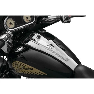 For Indian Roadmaster 15-19 Kuryakyn 5626 Signature Vantage Chrome Dash Console - Image 1 of 3