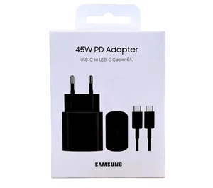 CARICABATTERIE SAMSUNG CARICATORE ORIGINALE 45W FAST CHARGE TYPE-C mpn EP-TA845X - Imagen 1 de 1