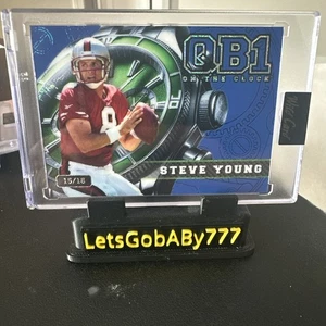 2024 wild card qb1 on the clock Steve Young #OCW-BL-SY3 15/18 - Picture 1 of 2