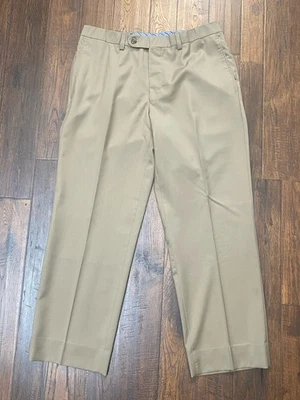 Pantalones de vestir Jack Victor colección exclusiva Super 110s Haze para hombre 34R (32x28) Foto 1 de 4