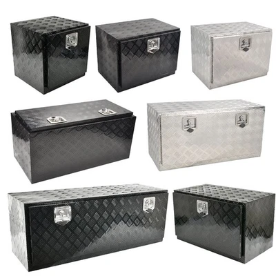 18/24/30/36/48/60"x17"x18" Underbody Square Truck Bed Tool Box Storage Trailer - Image 1 of 3