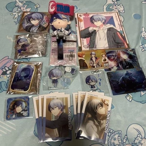 Project Sekai Toya Aoyagi Merch Set Badges Plush Acrylic Keychains 19pcs - Picture 1 of 5