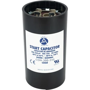 Appli Parts motor start capacitor 300-360 Mfd (microfarads) uF 250 VAC universal - Picture 1 of 8