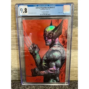 Johnny Desjardins Red Foil WOLVERINE Sketchbook SDCC Exclusive LE 40 CGC 9.8 - Picture 1 of 5