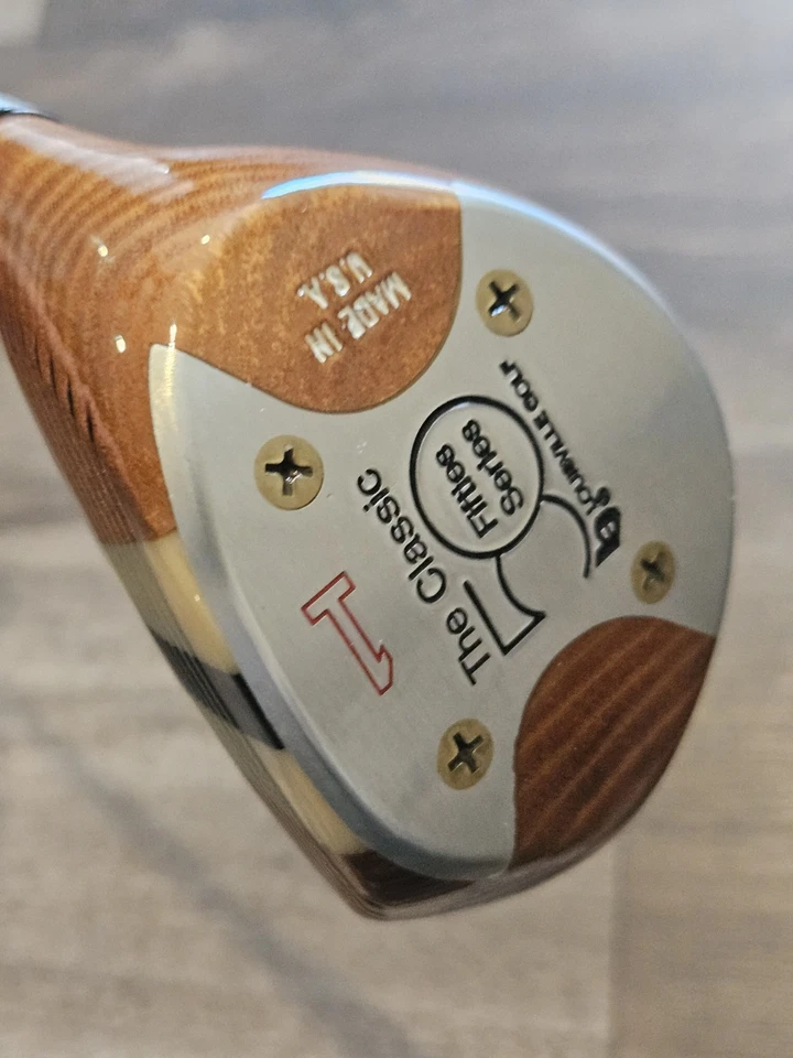 Louisville Golf The Classic 50's Series Persimmon Driver RH Steel 1 Wood - Image 1 of 4