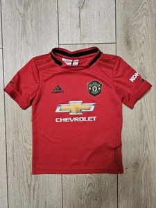 MAGLIA CALCIO HOME FOOTBALL MANCHESTER UNITED 2019 2020 RAGAZZI 4-5Y 110cm AD... - Foto 1 di 8