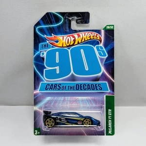 Coches de la década 2012 Hot Wheels McLaren F1 GTR 90 azul - Imagen 1 de 8