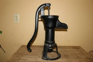 Antik Vintage THE DEMING CO Gusseisen Bauernhof Küche Brunnen Wasser Handpumpe Garten - Bild 1 von 9