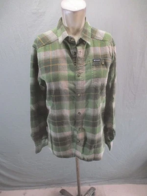 Columbia Talla S Mujer Multicolor Mezcla de Algodón a Cuadros Exterior Franela Abotonada 050 Foto 1 de 4