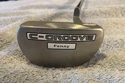 YES! C-GROOVE PENNY 34" PUTTER - YES! C-GROOVE STEEL SHAFT - NEW GRIP - Image 1 of 4
