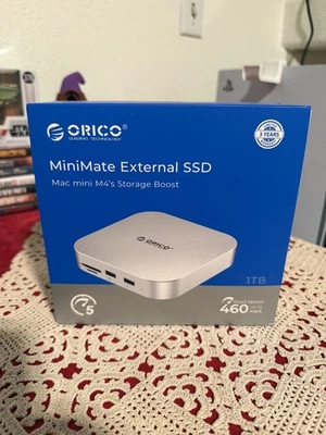 ORICO MiniMate External SSD with 1TB Storage Boost for Mac mini M4 - Image 1 of 4