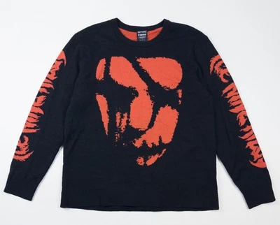 Ice Nine Kills Máscara Intarsia Suéter Adulto Grande Gótico Terror Metalcore Negro Foto 1 de 4