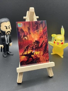 Star Wars On Mustafar 2024 Galaxy Topps 54 Refractor - Bild 1 von 2