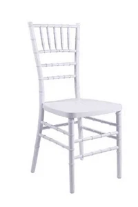 White Resin Chiavari Chair - Steel Skeleton Design by Chivari - Picture 1 of 22