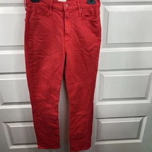 MOTHER The Dazzler Ankle Straight-Leg Jens In Fruit Punch In So Far Gone Gr. 26 - Bild 1 von 6