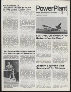 Planta de energía Pratt & Whitney Aircraft 12/8 1972 DC-10 Skycrane Dyke Delta - Imagen 1 de 1