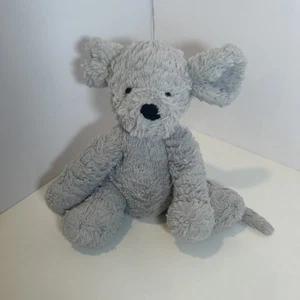 Jellycat graue Fuddlewuddle Maus 9 Zoll Plüschtier Stofftier Baby Spielzeug selten! Sauber! - Bild 1 von 9