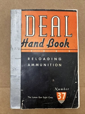1950 年 LYMAN IDEAL HANDBOOK 号 37 LYMAN Reloading Manual(可接受) — 第 1/4 张图片