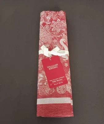 Corredor de mesa Williams Sonoma Twas The Night Before Xmas Jacquard 18,5 x 108 nuevo con etiquetas Foto 1 de 4