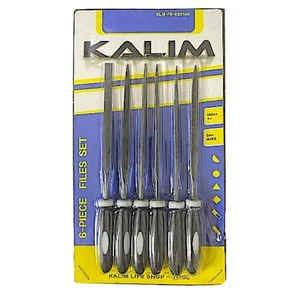 Kalim Mini Set di Lime per Aghi Nuovo (Set 6 Pezzi in Acciaio al Carbonio) - Foto 1 di 3