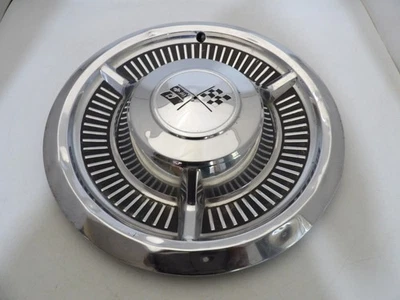 复古原装 1958 雪佛兰 Belair Impala SS Corvette Biscayne Nomad 轮毂盖 — 第 1/4 张图片