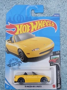 Hot Wheels 2020 #159/250 1991 MAZDA MX-5 MIATA @PQ Long Card - Picture 1 of 2