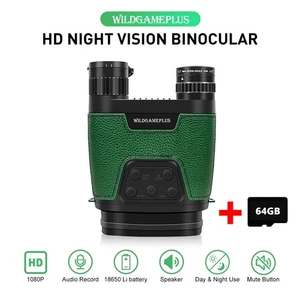 Gafas infrarrojas de visión nocturna WG600B 1080P HD binoculares de caza botón de silencio - Imagen 1 de 11