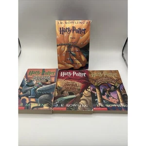 Harry Potter The First 3 Years J.K. Rowling Paperback Book Set 1997 Scholastic - Imagen 1 de 14