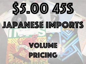 $5 Japanese Import 45s - Volume Pricing - $5.00 Flat Shipping - Foto 1 di 37