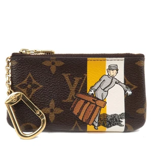 Original Louis Vuitton Monogramm Bräutigam Pochette Cles Münzetui Jaune M60033 Kostenloser Versand - Bild 1 von 18