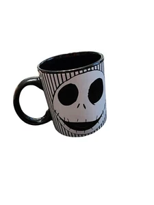 Coffee Mug Jack Skellington Nightmare Before Christmas 20 Oz Black & White Large - Picture 1 of 18
