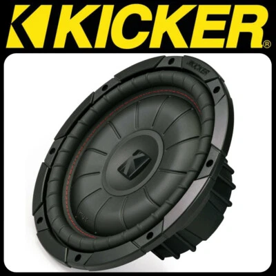 KICKER CompVT Serie CVT102 2 Ohm 25cm Subwoofer 350 W RMS Bass Woofer Chassis - Bild 1 von 4