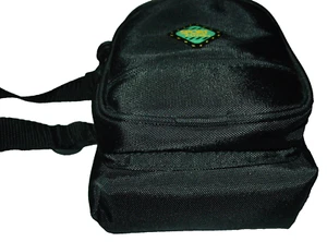 Vintage Camera Bag Sport Zone Small Black 2 Compartment Belt Loop Shoulder Strap - Picture 1 of 12