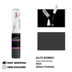 FOR ALFA ROMEO GRIGIO TOURING 585/A Touch Up Paint Pen Brush Fix Kit Scratch - Picture 1 of 8