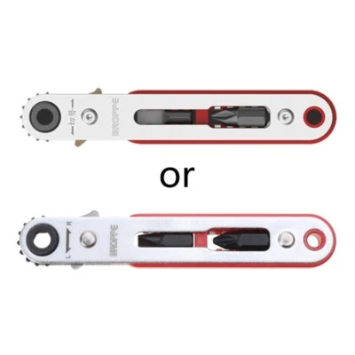 Mini Magnetic Screwdriver Ratchet Wrench Right Angle 1/4" Hex for Narrow Space - Image 1 of 4