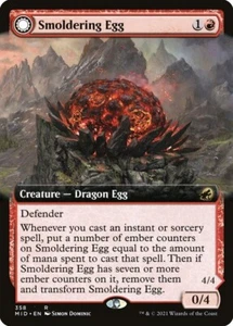 Smoldering Egg Innistrad: Midnight Hunt Magic MTG Creature CARD 1x (358) - Picture 1 of 1