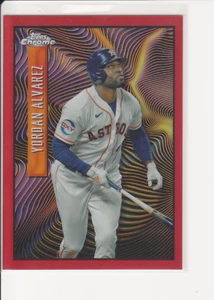 2023 Topps Chrome Update Yordan Alvarez Red Expose Case Hit /5 Astros - Bild 1 von 2