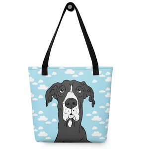 Mantle Gran Danés Perro Retro Nube Bolso Compras Biblioteca Bolsa Piscina Bolso Regalo - Imagen 1 de 18