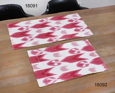 Capa de travesseiro Ikat uzbeque conjunto de 2 peças 14,17 x 27,36 nova em folha envio rápido 16091 - Imagem 1 de 4