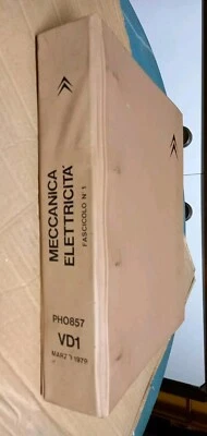 Citroen Manuale di Riparazione Officina  PH 0857 Veicoli VD1 tipo Visa etc 1979  - Immagine 1 di 4