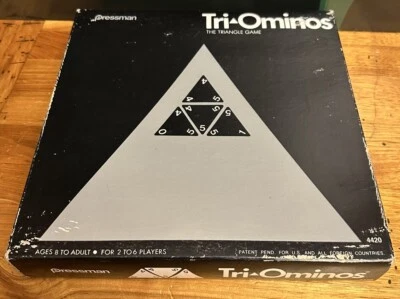 Vintage Tri-Ominos Game #4420 Pressman 1978 - Image 1 of 4