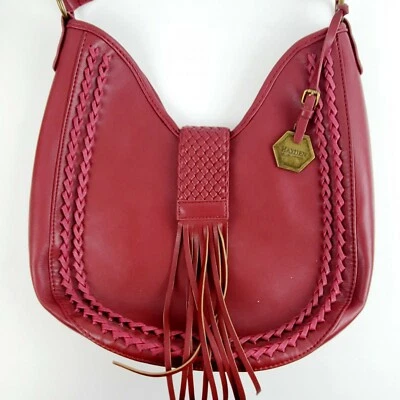 Bolso de hombro Hayden by Hayden Harnett para mujer de cuero vegano borgoña nuevo sin etiquetas Foto 1 de 4