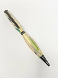 Handgedrechselter Acrylharz Slimline Drehstift mit Garn - Bild 1 von 6