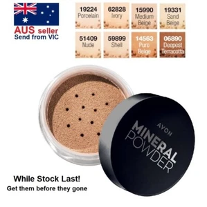Avon Mineral Loose Powder Foundation SPF15 FREE SHIPPING in Box pick ur colors - Picture 1 of 4