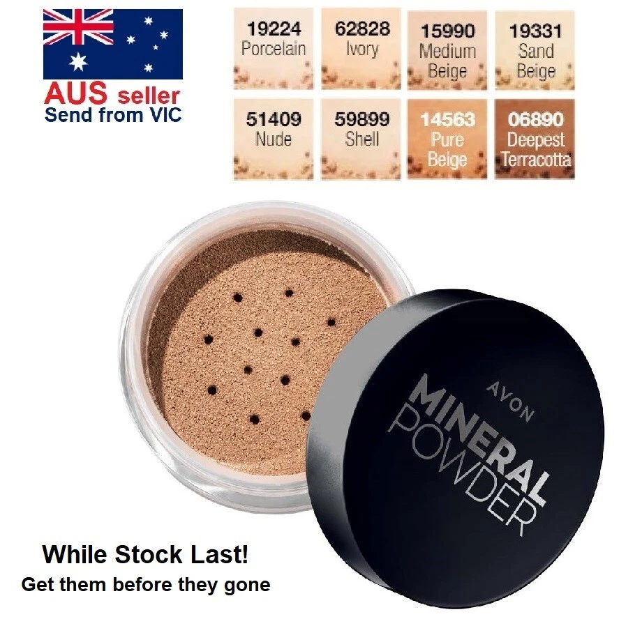 Avon Mineral Loose Powder Foundation SPF15 FREE SHIPPING in Box pick ur colors - Image 1 of 4