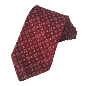 Cravatta Robert Talbott Best Of Class Nordstrom seta rossa cucita a mano made in USA 60”x4” - Foto 1 di 7