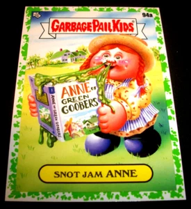 2022 Topps Mülleimer Kinder Bücherwürmer "SNOT JAM ANNE" #94a grüner Rand - Bild 1 von 1